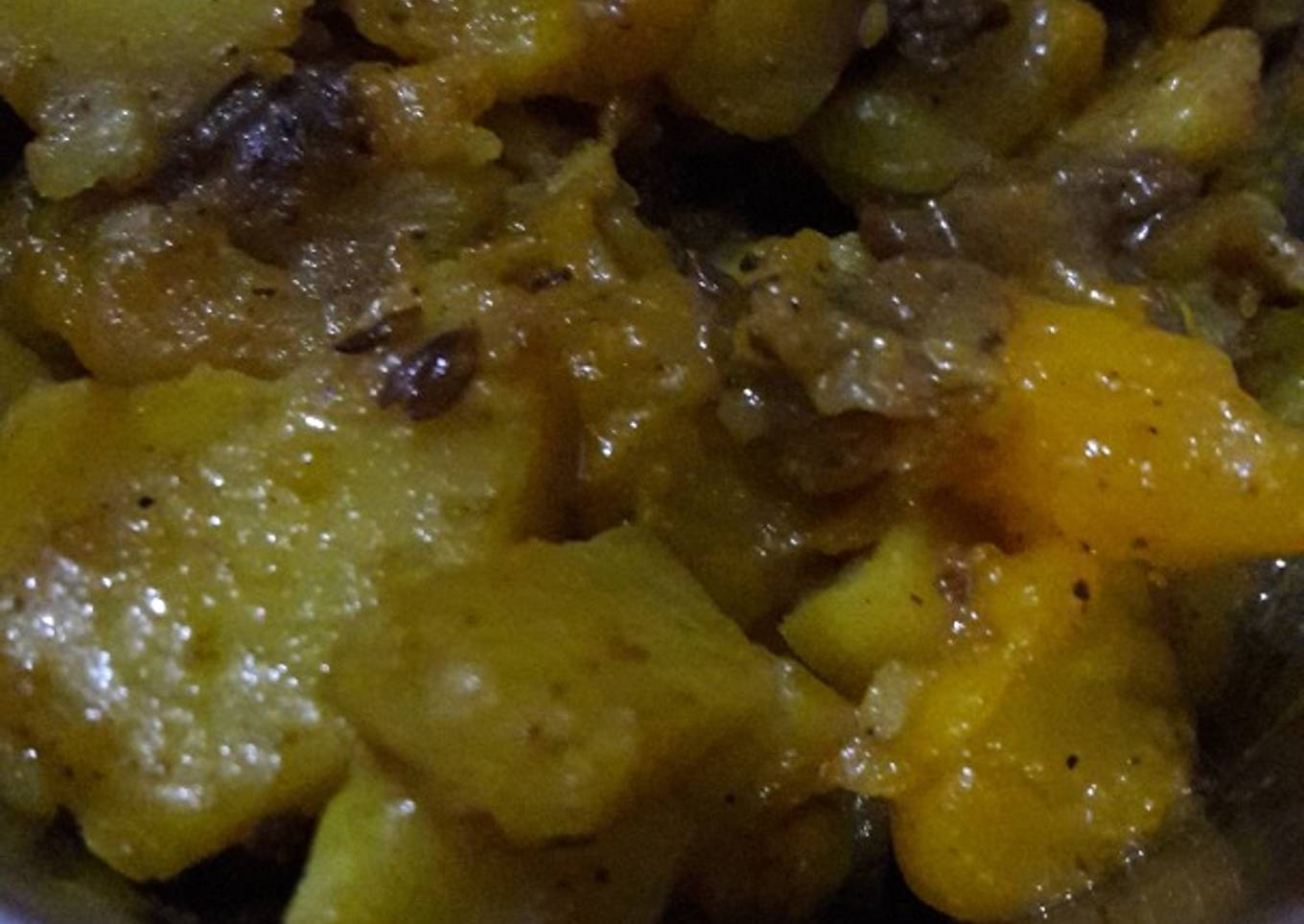 Potato Mango Sabji