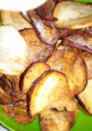 Una foto de Tostadas de yuca