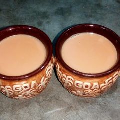 Masala ginger tea A picture of Masala ginger tea.