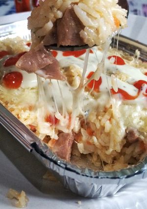 Foto resep Chicken& Carrot Baked rice for Kids