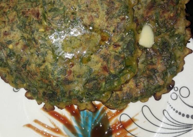 Simple Way to Prepare Quick Spinach Chilla