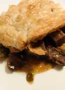 Steak and mushroom pot pie