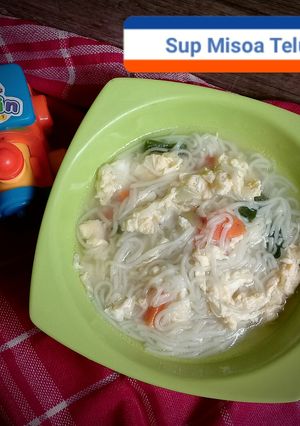 Foto resep Sup Misoa Telur Kesukaan Anak