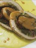 Arista di maiale farcita con carciofi