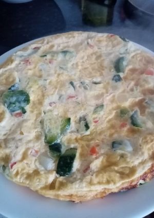 Una foto de Tortilla de zapallitos
