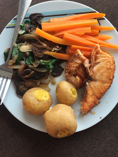 Una foto de Salmón al horno