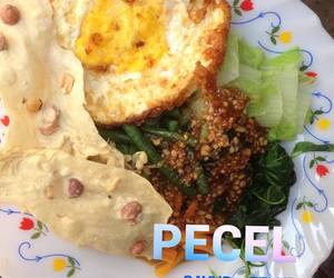 Resep mudah Pecel sayur+telur Gurih Mantul