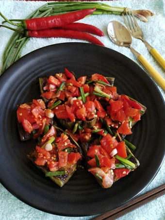 Cara Mudah Menyiapkan Resep Terong  panggang sambal tomat yang  Bikin Ketagihan Anti Ribet, Mantap