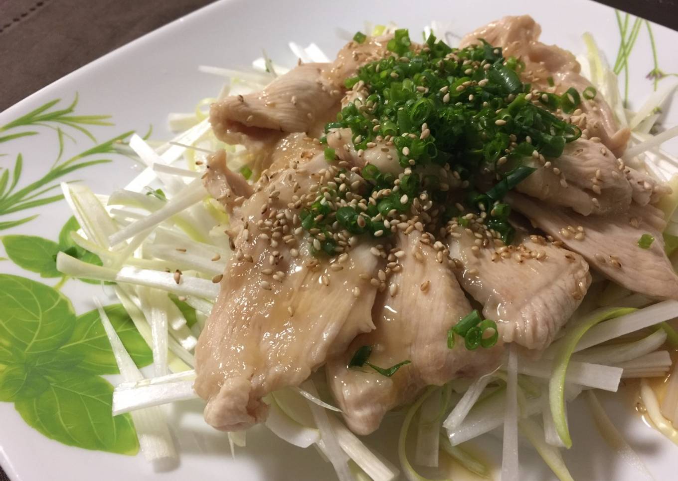Chicken breast and Spring Onion Salad