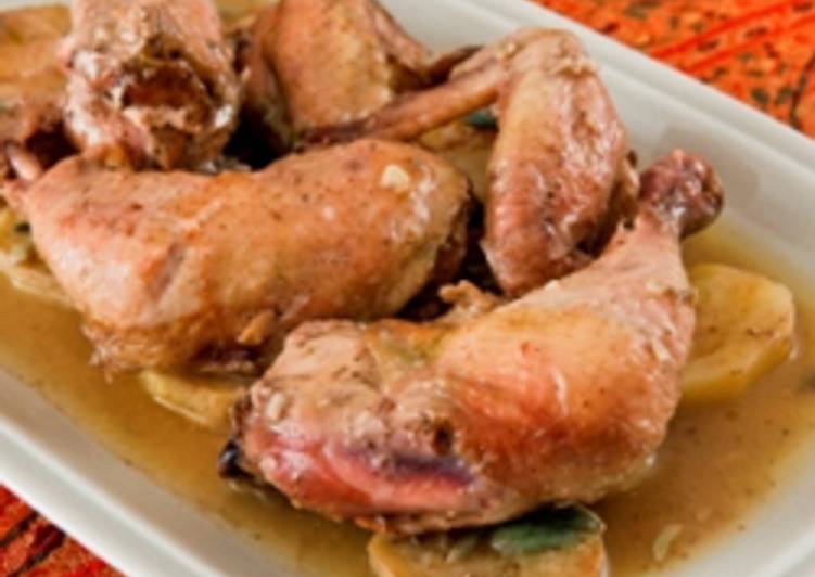 Step-by-Step Guide to Prepare Super Quick Homemade Chicken and potato casserole - djej bil furn