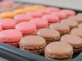chocolate macarons