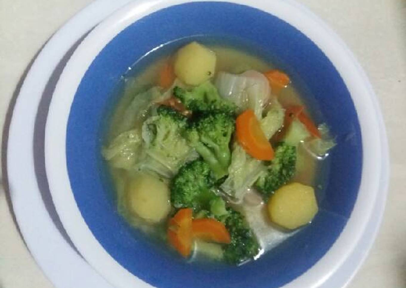 Sup sayur suka suka