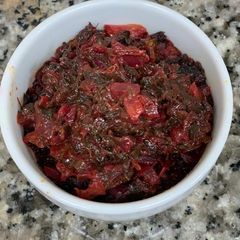 Laal Saag { Red Amarnath Leaves } A picture of Laal Saag { Red Amarnath Leaves }.