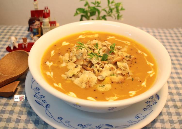 餅乾南瓜玉米濃湯