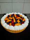 Tarta Frutal Clásica con Crema Pastelera