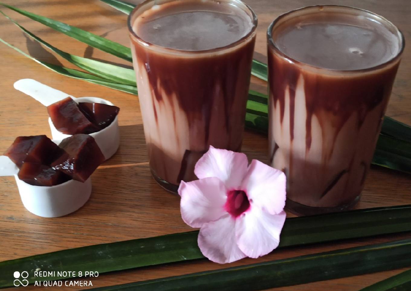 Milkshake Choco Jelly De Coco