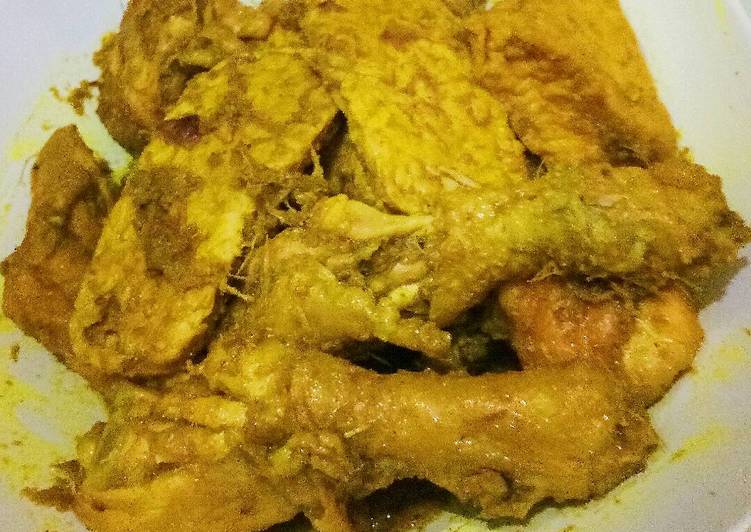 Ayam tahu tempe ungkep