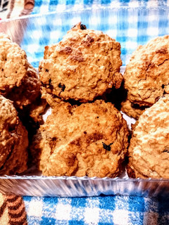Una foto de Galletas de avena y miel sin harina de trigo y sin azúcar refinada
