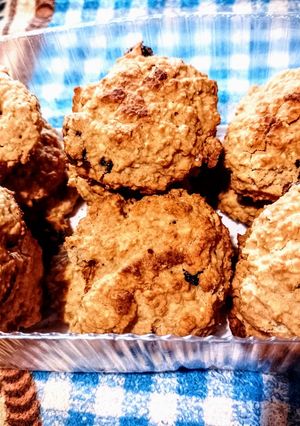 Una foto de Galletas de avena y miel sin harina de trigo y sin azúcar refinada