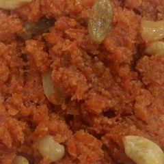 A picture of Gajar ka halwa.