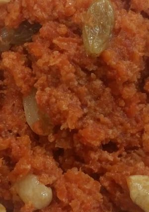 A picture of Gajar ka halwa.