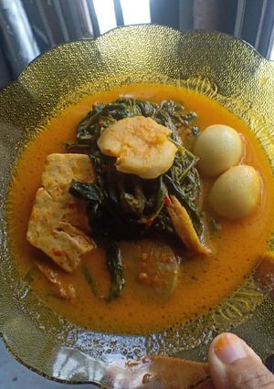 Foto resep Gulai pucuk ubi + tahu,jengki,telor puyuh