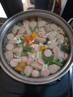 Foto resep Sayur Sop Sosis Bakso