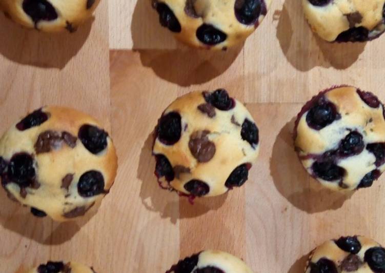 How to Prepare Super Quick Homemade Blueberry muffin with yoghurt