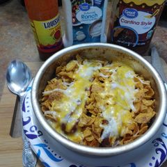 A picture of Chili Cheese Dogs.