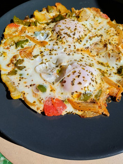Una foto de Huevos desayuno