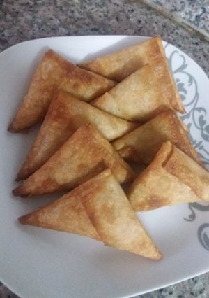 صورة لوصفة سمبوسة باللحمة المفرومة