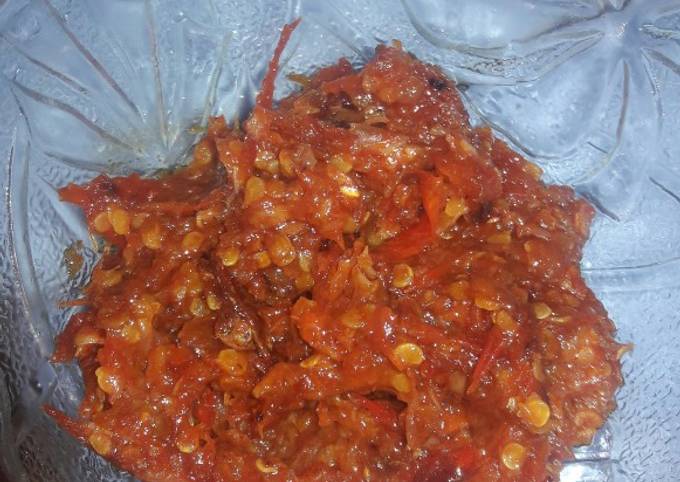 Sambal bajak pedes nikmat