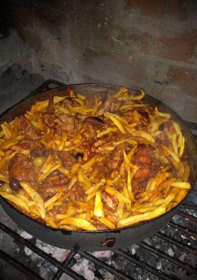 Una foto de Pollo al disco