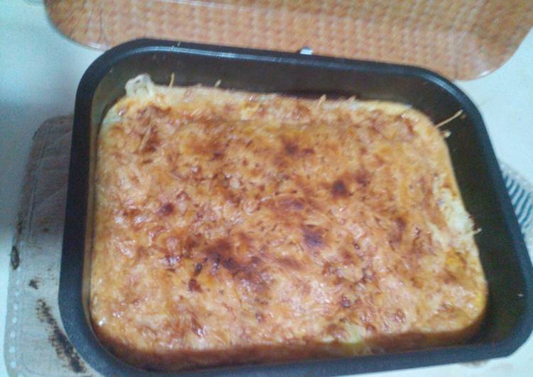 Pastel de berenjenas y calabacín light (con pavo, queso y huevos