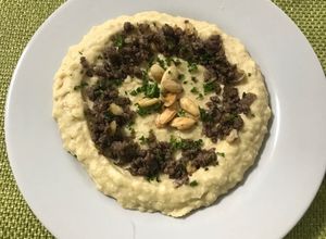 Una foto de Tahine (Hummus) de garbanzo