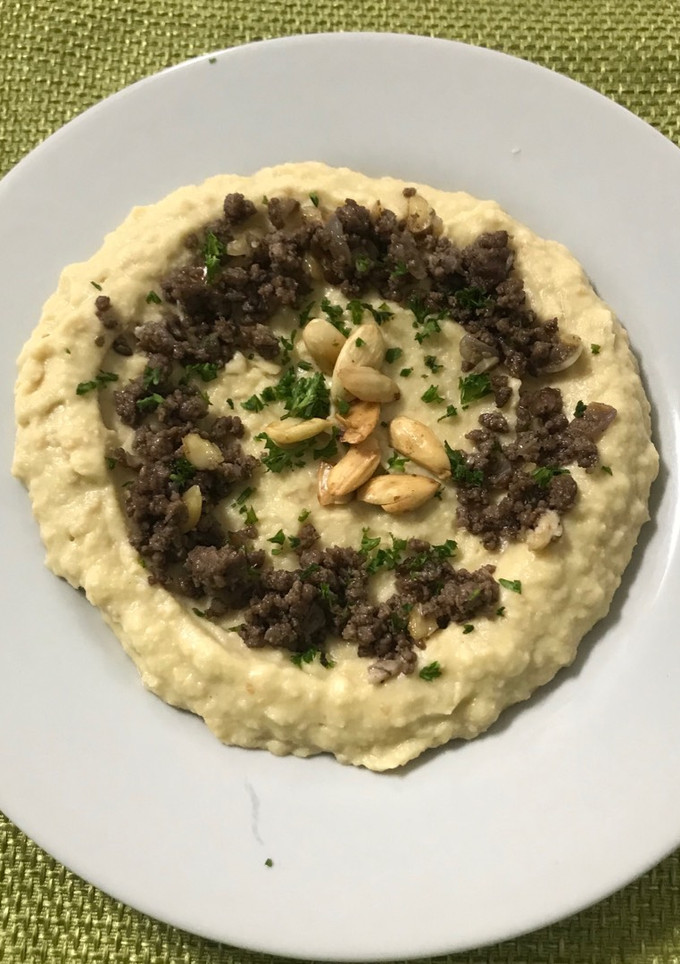 Una foto de Tahine (Hummus) de garbanzo