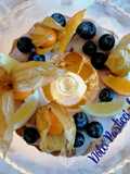Ciambella agli agrumi e mirtilli senza glutine