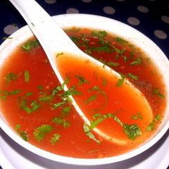 A picture of Tomato soup.