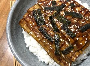 Foto resep Vegan Unadon (Unagi Don)