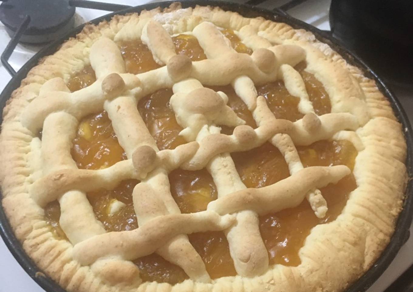 Pasta Frola de dulce de batata