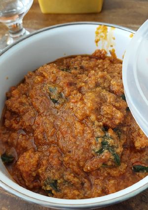 Foto resep Tomato pasta sauce with basil