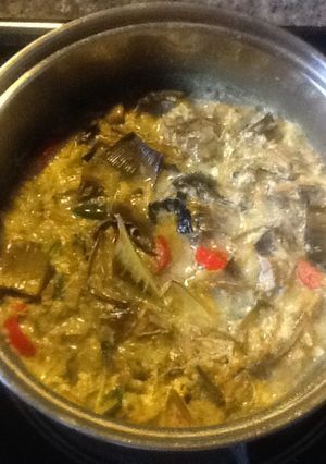 Foto resep Lodeh jantung pisang