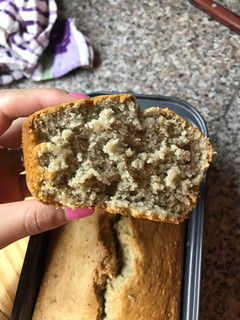 Una foto de Budín de banana y manzana