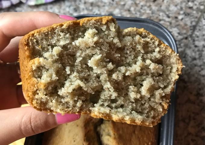 Budín de banana y manzana