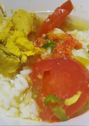 Foto resep Soto Ayam tanpa minyak (diet oil free)