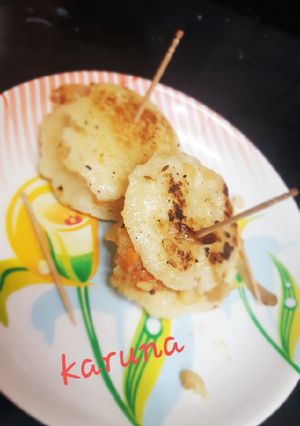 A picture of Idli burger.