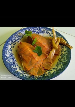 Foto resep Udang kipas masak kuning
