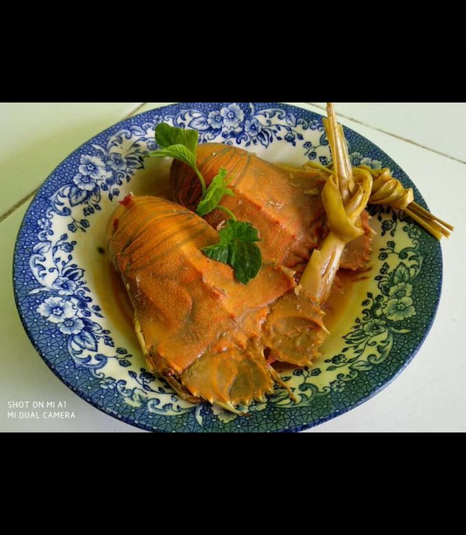 Foto resep Udang kipas masak kuning