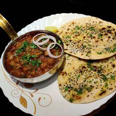 A picture of Dhaba style Chole.