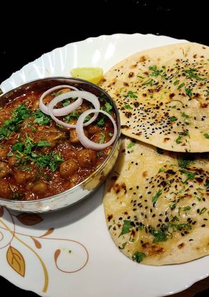 A picture of Dhaba style Chole.